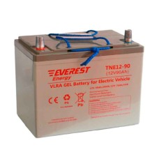 Аккумулятор тяговый Everest TNE 12-90 (12V / 76Ah C5) GEL