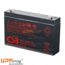 Аккумулятор CSB HRL 634W F2 (6V / 9Ah)