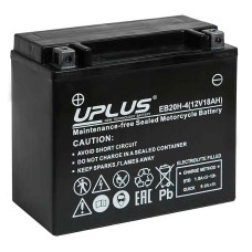 Мото аккумулятор UPLUS EB20H-4 (12V 18Ah) (YTX20H YTX20-BS YB16-B-CX YB16-B YB18-A YTX20H-BS)