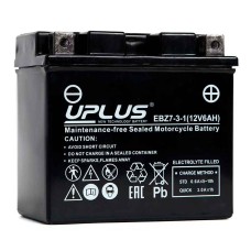 Мото аккумулятор UPLUS EBZ7-3 (12V 6Ah) (YTZ7S)