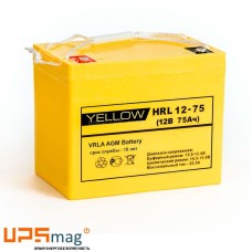 Аккумулятор Yellow HRL 12-75 (12V / 75Ah)