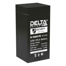 Аккумулятор Delta DT 6023 (75) (6V / 2.3Ah)