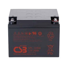 Аккумулятор CSB GPL 12260 (12V / 26Ah)