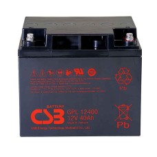 Аккумулятор CSB GPL 12400 (12V / 40Ah)