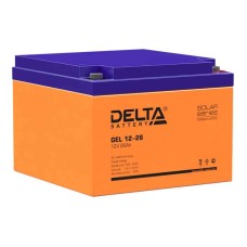 Аккумулятор Delta GEL 12-26 (12V / 26Ah)