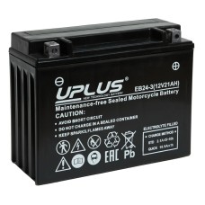 Мото аккумулятор UPLUS EB24-3 (12V 21Ah) (Y50-N18L-A3 YTX24HL-BS YTX24HL Y50-N18L-A)