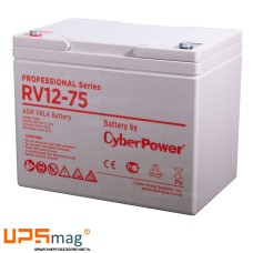 Аккумулятор CyberPower RV 12-75 (12V / 80.8Ah)