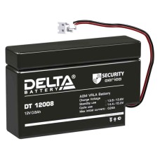 Аккумулятор Delta DT 12008 (T13) (12V / 0.8Ah)