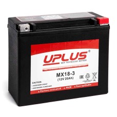 Мото аккумулятор UPLUS MX18-3 (12V 20Ah) (Y50-N18L-A YTX18 Y50-N18-A3)