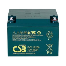 Аккумулятор CSB EVX 12260 (12V / 26Ah)