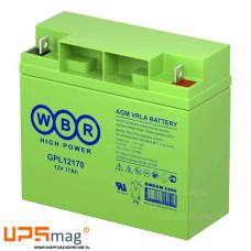 Аккумулятор WBR GPL12170 (12V / 17Ah)