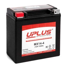 Мото аккумулятор UPLUS MX14-4 (12V 12Ah) (YTX14 GYZ16H)