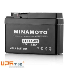 Мото аккумулятор Minamoto YTX4A-BS (12V 2.3Ah) (YTX4A-BS) YTX4A-BS