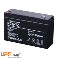 Аккумулятор CyberPower RC6-12 (6V / 12Ah)