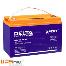 Аккумулятор Delta HRL 12-480W Xpert (12V / 100Ah)