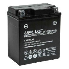 Мото аккумулятор UPLUS EB7-3 (12V 6Ah) (YTX7L-BS)