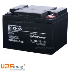 Аккумулятор CyberPower RC12-45 (12V / 47Ah)