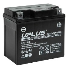 Мото аккумулятор UPLUS EB5-3 (12V 4Ah) (YTX5L-BS)