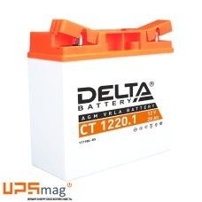 Мото аккумулятор Delta CT 1220.1 (12V / 20Ah / 260A (CCA))