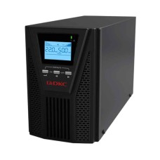 ИБП ДКС Small Tower, 1000 ВА/900 Вт, 1/1, 2xSchuko, EPO, USB, RS-232, RJ45, 3x7Ач (SMALLT1A10S)