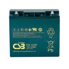 Аккумулятор CSB EVX 12200 (12V / 20Ah)