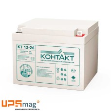 Аккумулятор Контакт КТ 12-26 (12V / 26Ah)