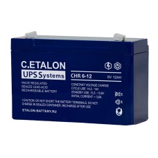 Аккумулятор C.ETALON CHRL 6-12 (6V / 12Ah)