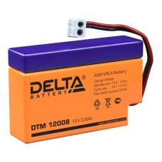 Аккумулятор Delta DTM 12008 (12V / 0.8Ah)