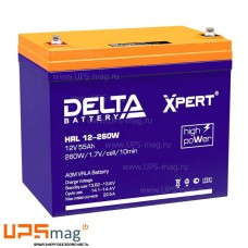 Аккумулятор Delta HRL 12-260W Xpert (12V / 55Ah)