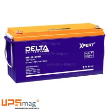 Аккумулятор Delta HRL 12-670W Xpert (12V / 150Ah)