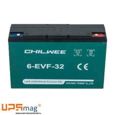 Аккумулятор тяговый Chilwee 6-EVF-32 (12V / 34Ah C5) GEL