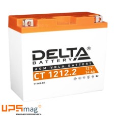 Мото аккумулятор Delta CT 1212.2 (12V / 12Ah / 155A (CCA))