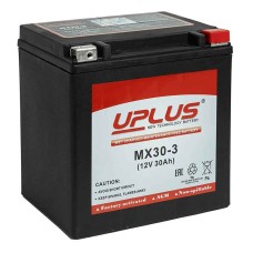 Мото аккумулятор UPLUS MX30-3 (12V 30Ah) (YB30L-B GYZ32HL YIX30L-BS YIX30L)