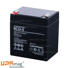 Аккумулятор CyberPower RC12-5 (12V / 5Ah)