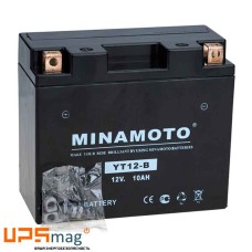 Мото аккумулятор Minamoto YT12-B (12V 10Ah) (YB9-B 12N9-4B-1 YB9A-A) YT12-B