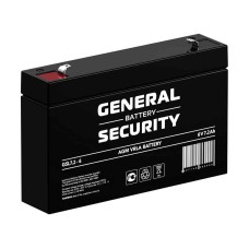 Аккумулятор General Security GSL 7.2-6 (6V / 7.2Ah)