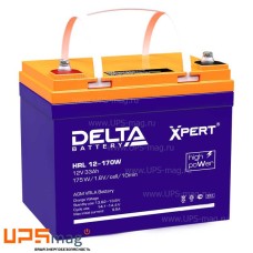 Аккумулятор Delta HRL 12-170W Xpert (12V / 33Ah)