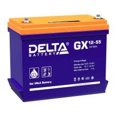 Аккумулятор Delta GX 12-55 (12V / 55Ah)