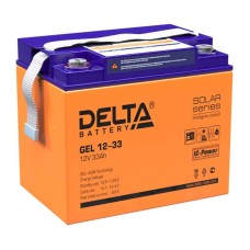 Аккумулятор Delta GEL 12-33 (12V / 33Ah)