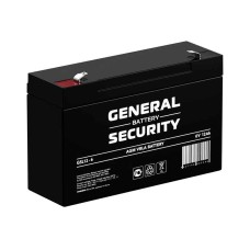 Аккумулятор General Security GSL 12-6 (6V / 12Ah)