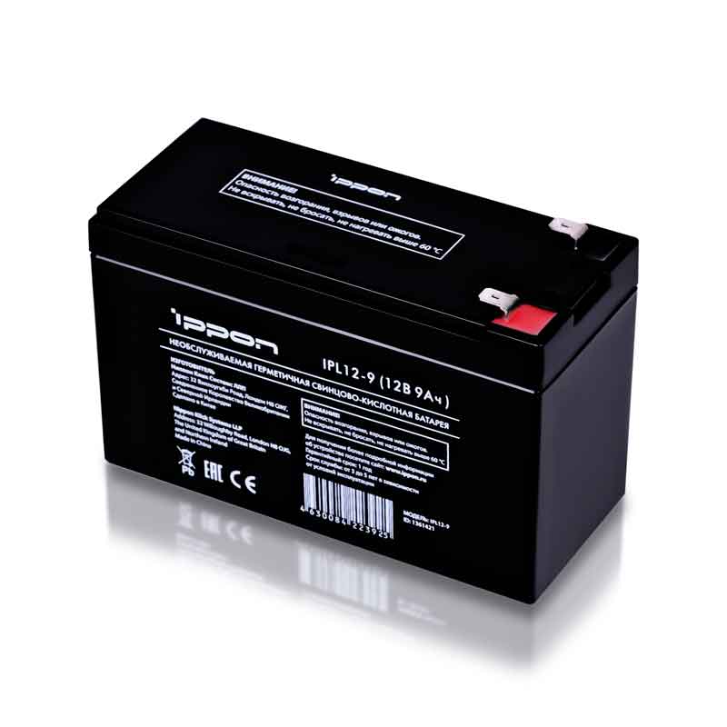 Аккумулятор Ippon IPL12-9 (12V / 9Ah)