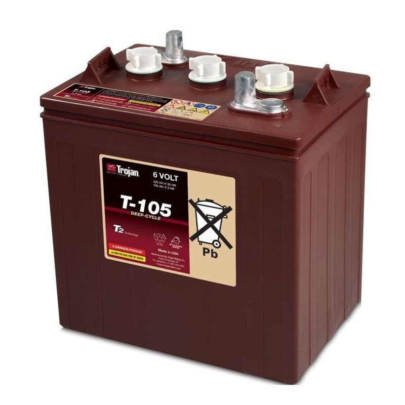 Аккумулятор тяговый Trojan T105 (6V /185Ah)