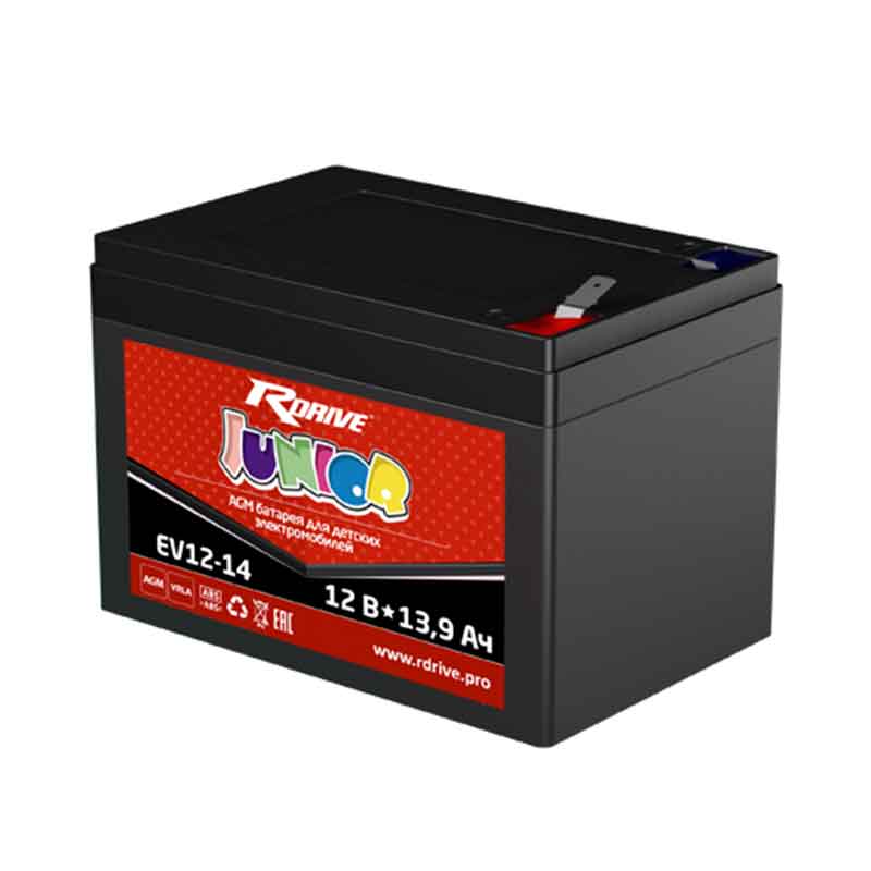 Аккумулятор тяговый RDrive EV12-14 (12V / Ah C5) AGM