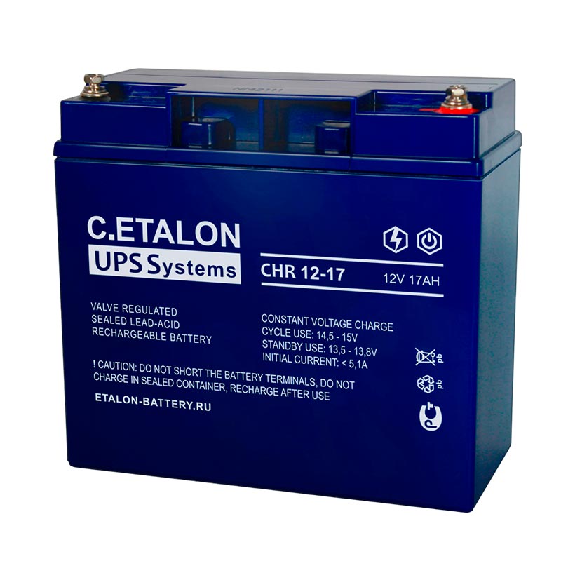 Аккумулятор C.ETALON CHR 12-17 (12V / 17Ah)