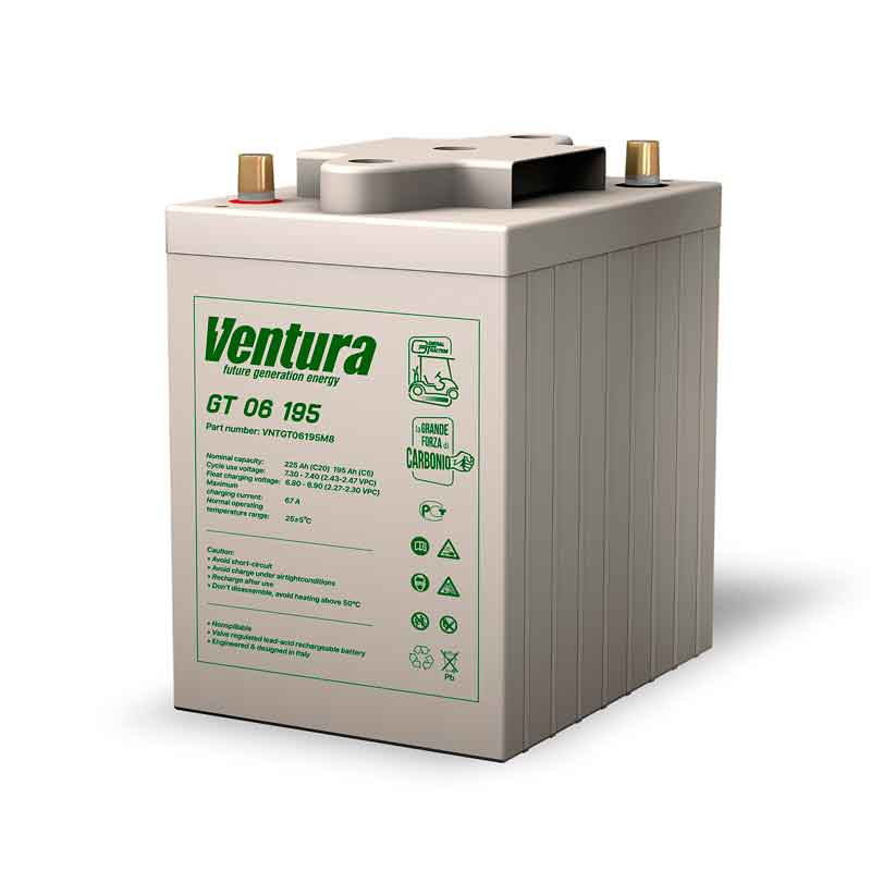 Аккумулятор тяговый Ventura GT 06 195 (6V / 195Ah C5) AGM