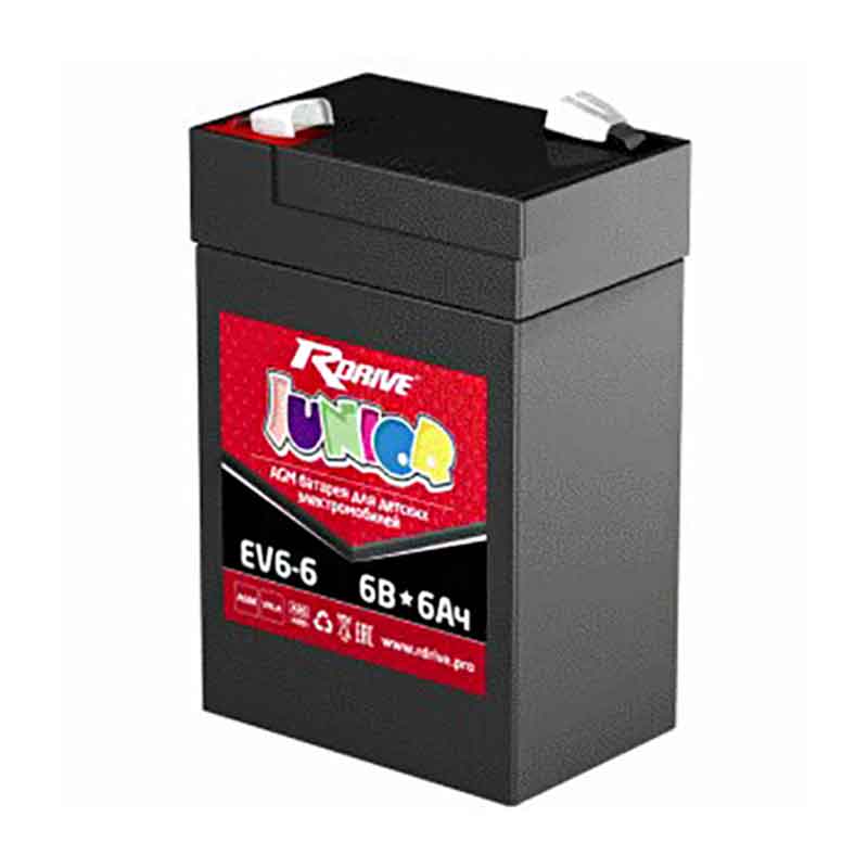Аккумулятор тяговый RDrive EV6-6 (6V / Ah C5) AGM