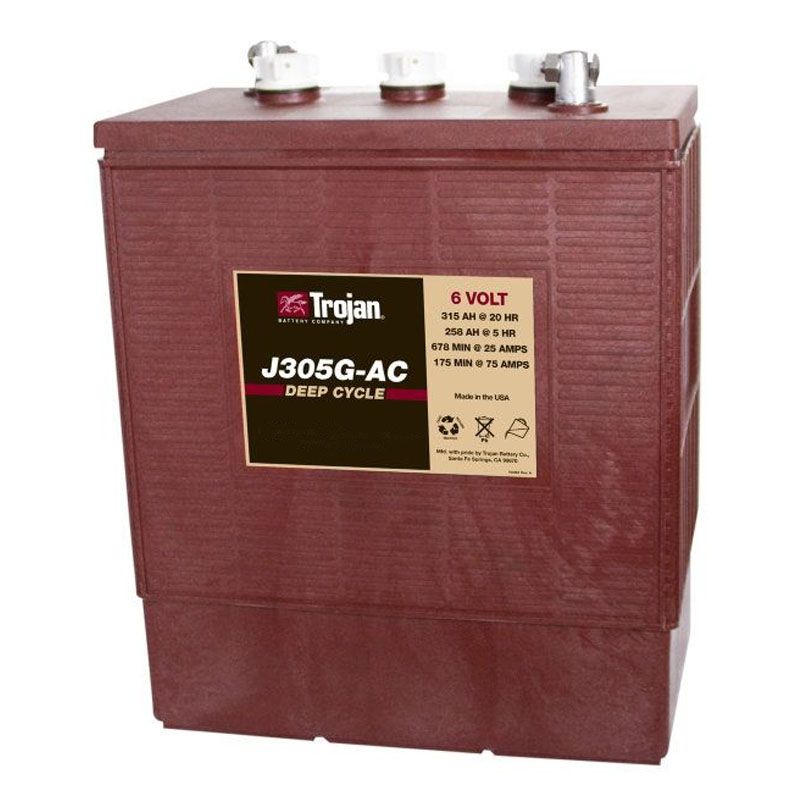Аккумулятор тяговый Trojan J305G-AC (6V /258Ah)