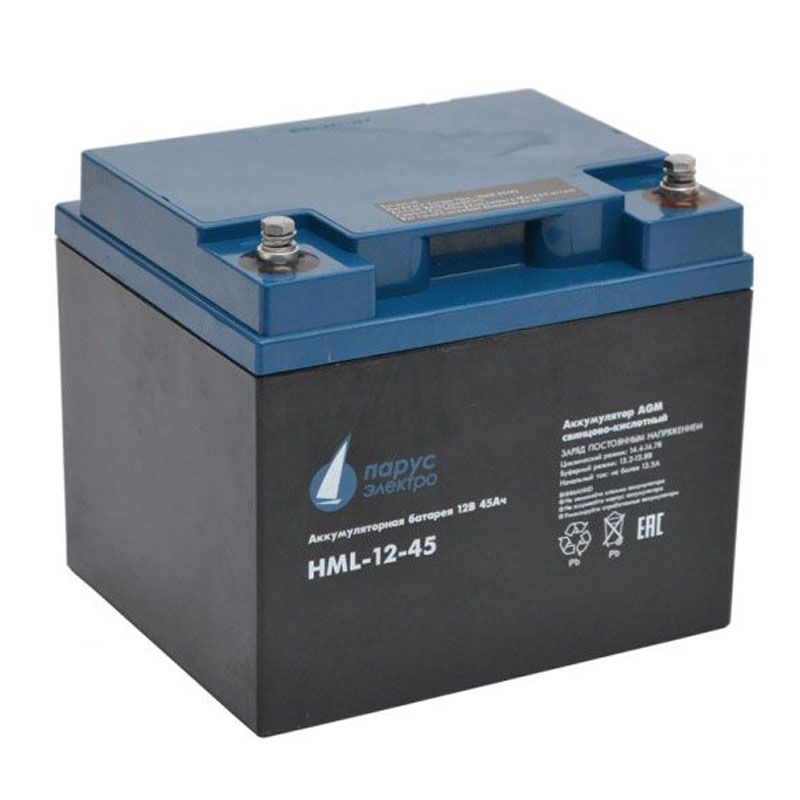 Аккумулятор Парус Электро HML-12-45 (12V / 45Ah)