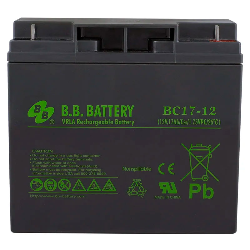 Аккумулятор BB Battery BC17-12 (12V / 17Ah)