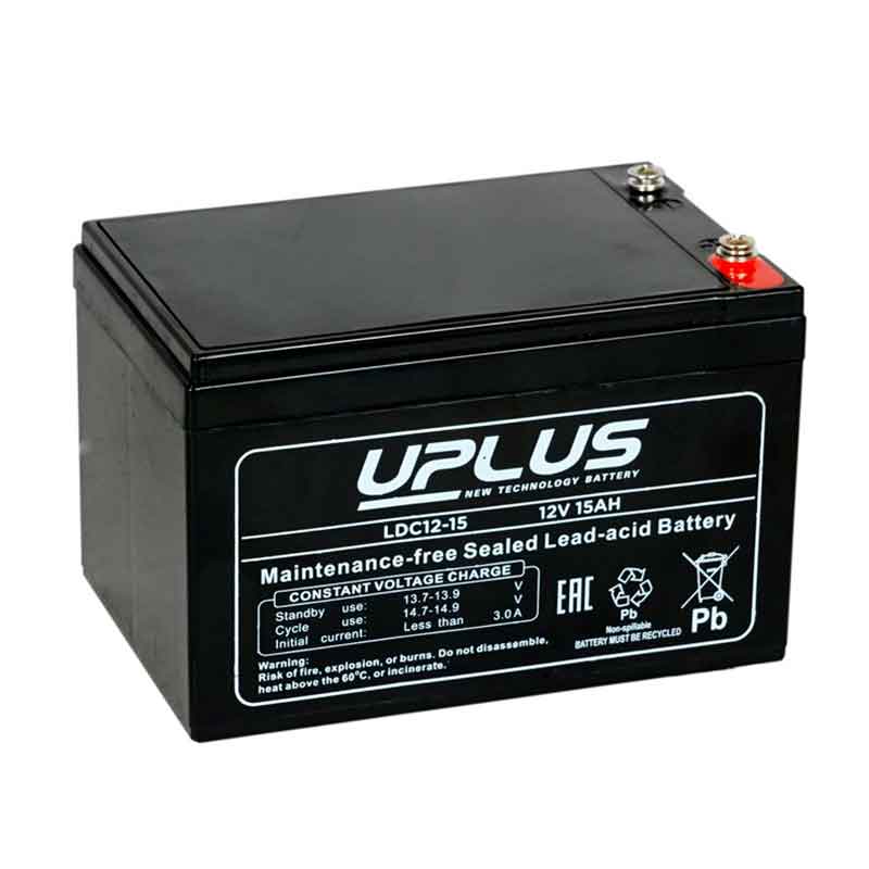 Аккумулятор тяговый UPLUS LDC 12-15 (12V / 13.5Ah C5) GEL